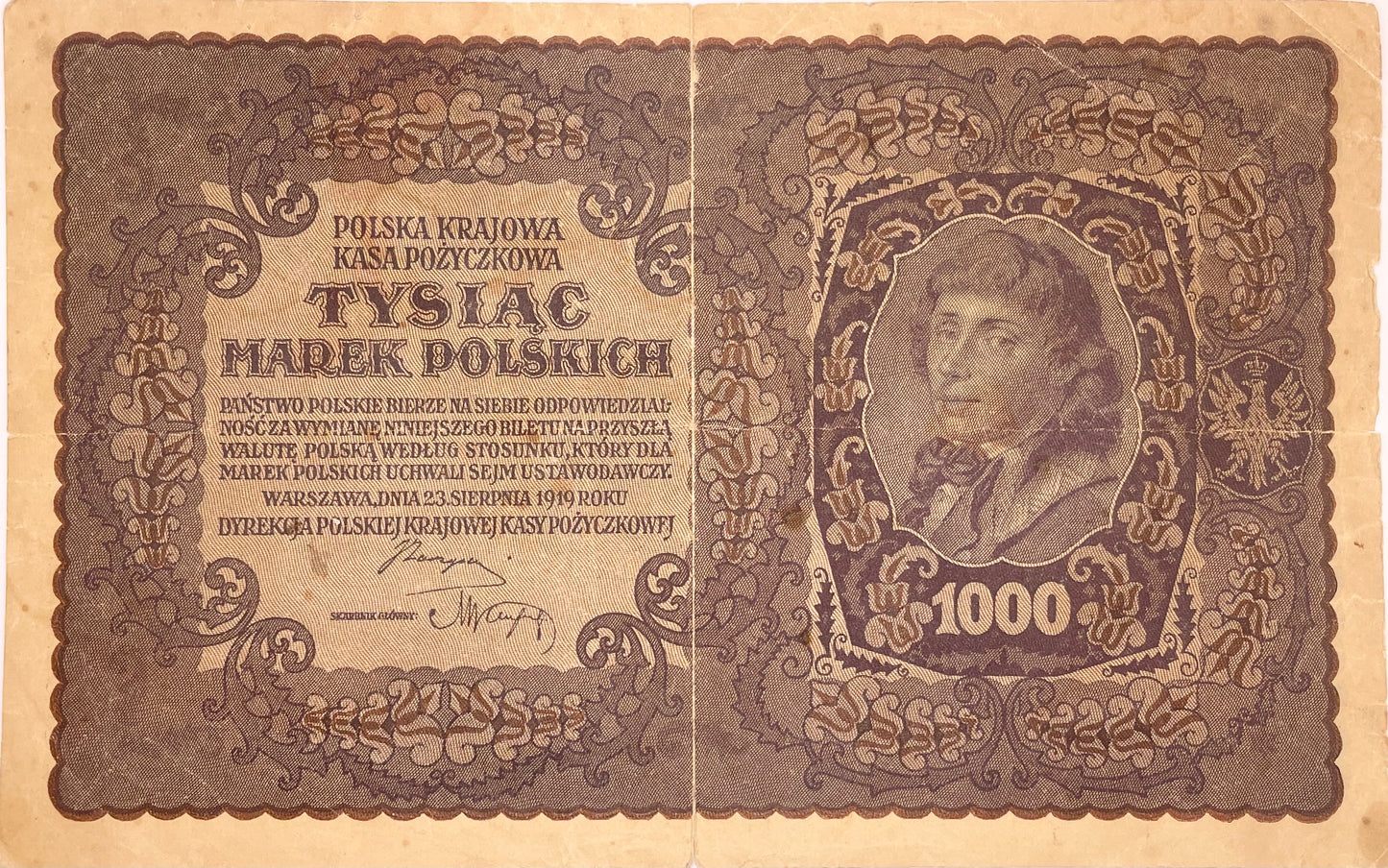 Polonia - 1919 - 1000 Marcos