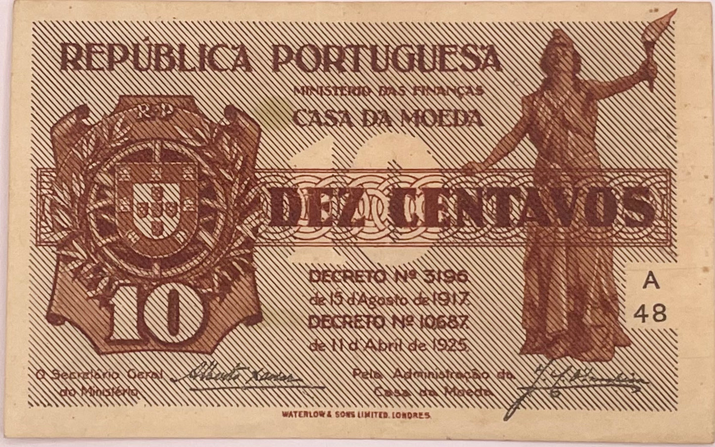 Portugal - 1925 - 10 Centavos