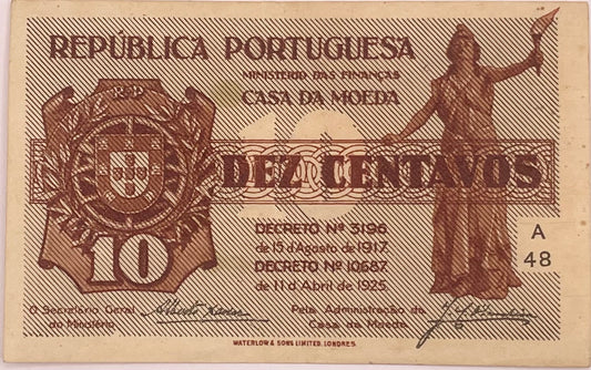 Portugal - 1925 - 10 Centavos