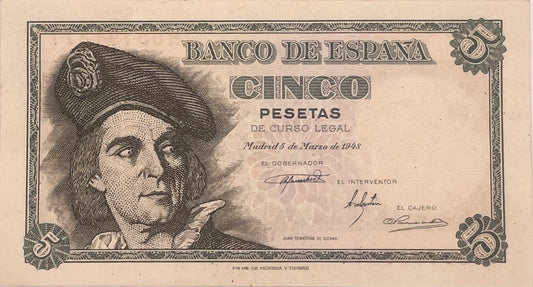 España - 1948 - 5 Pesetas