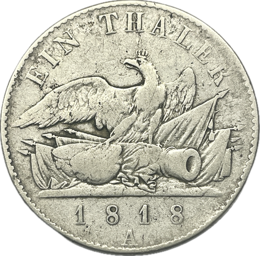 Alemania - 1818 - Prusia - Thaler