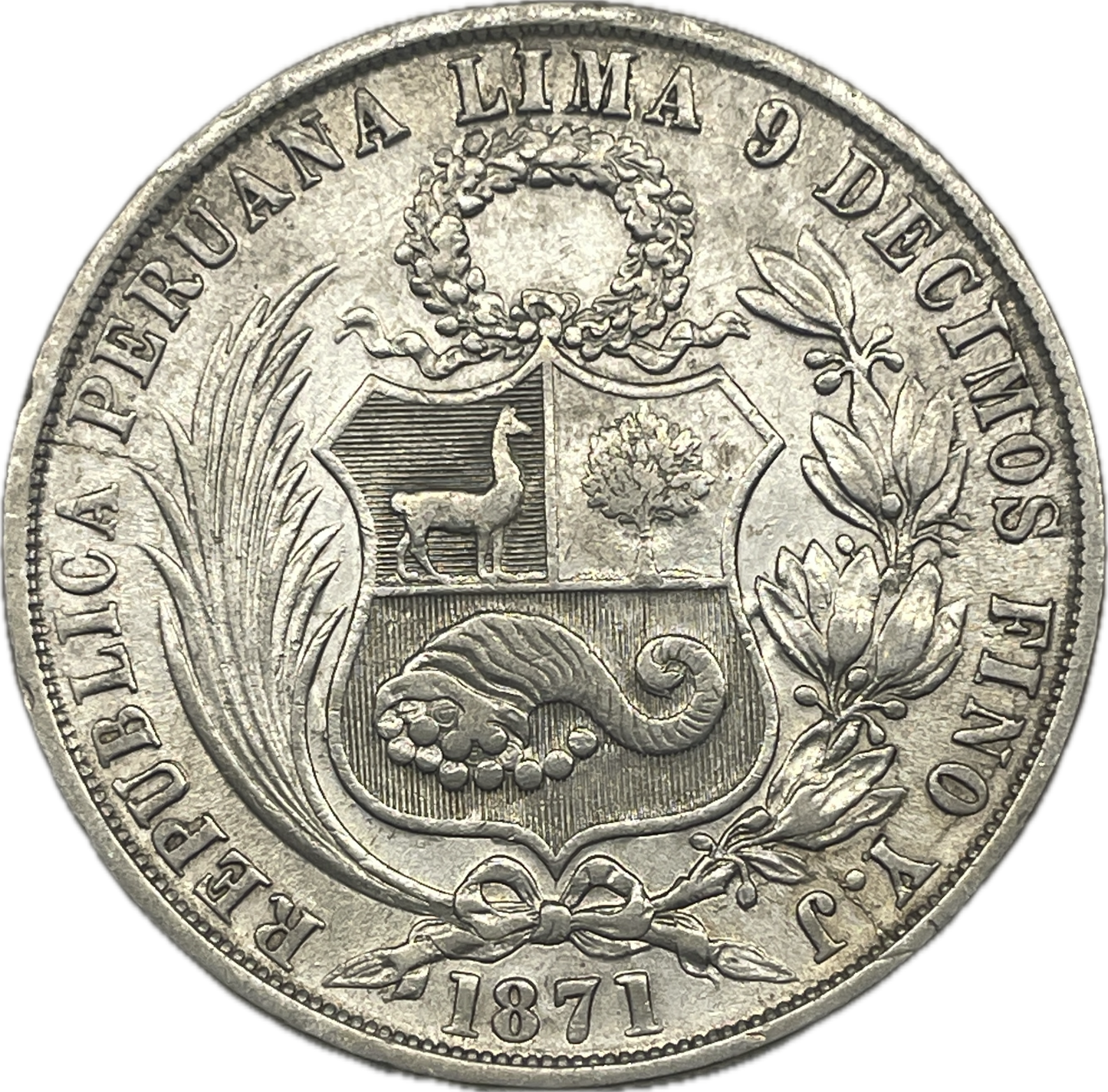 Perú - 1871 - Un Sol