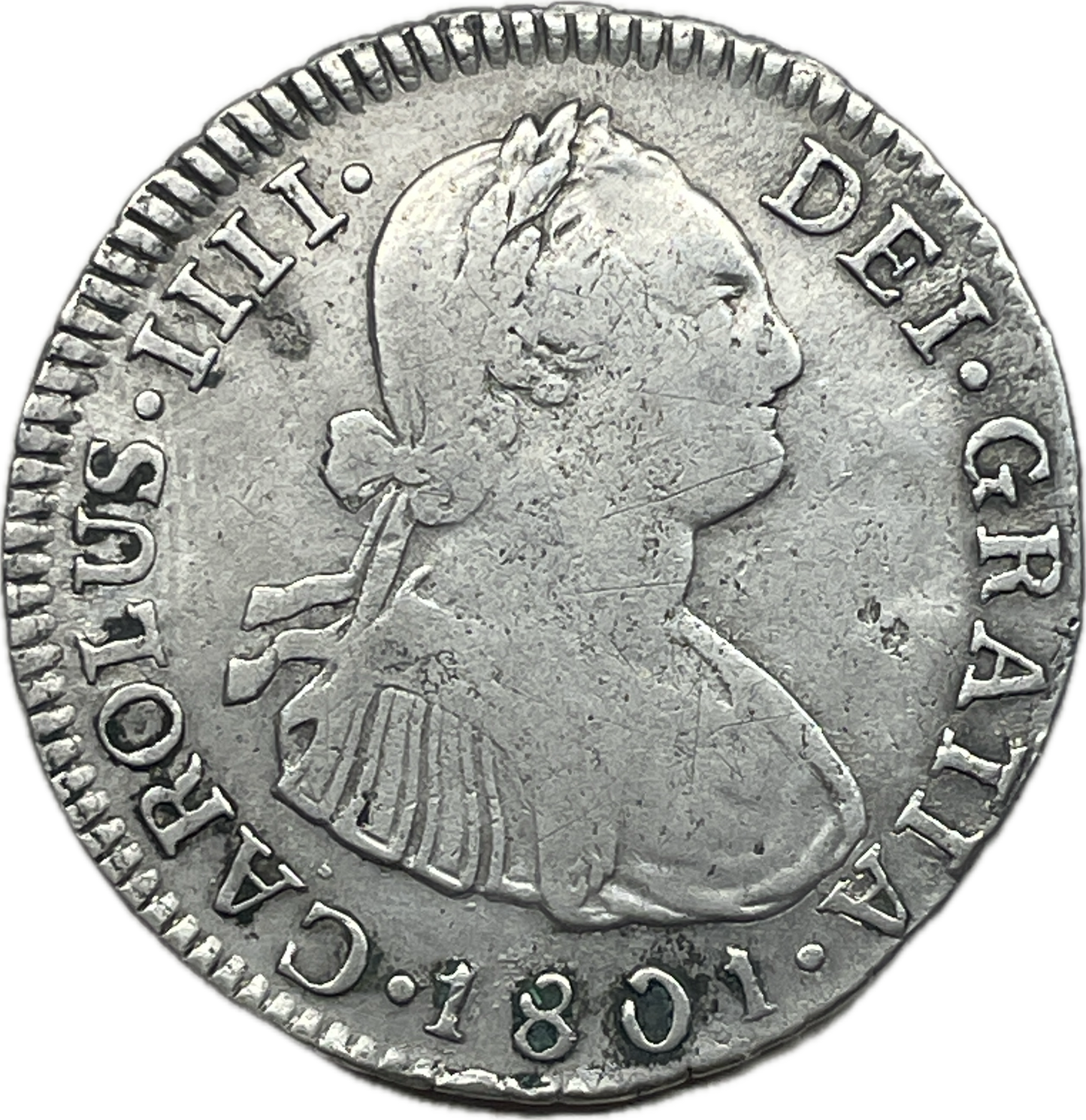 España Colonial - 1801 - Lima - 2 Reales
