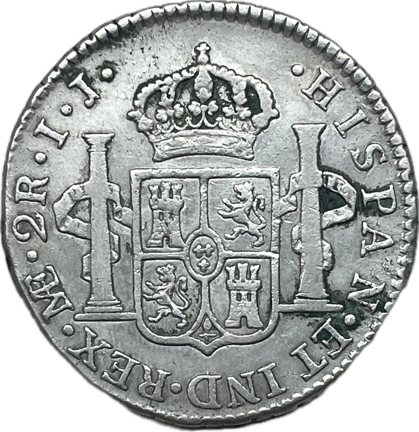 España Colonial - 1801 - Lima - 2 Reales