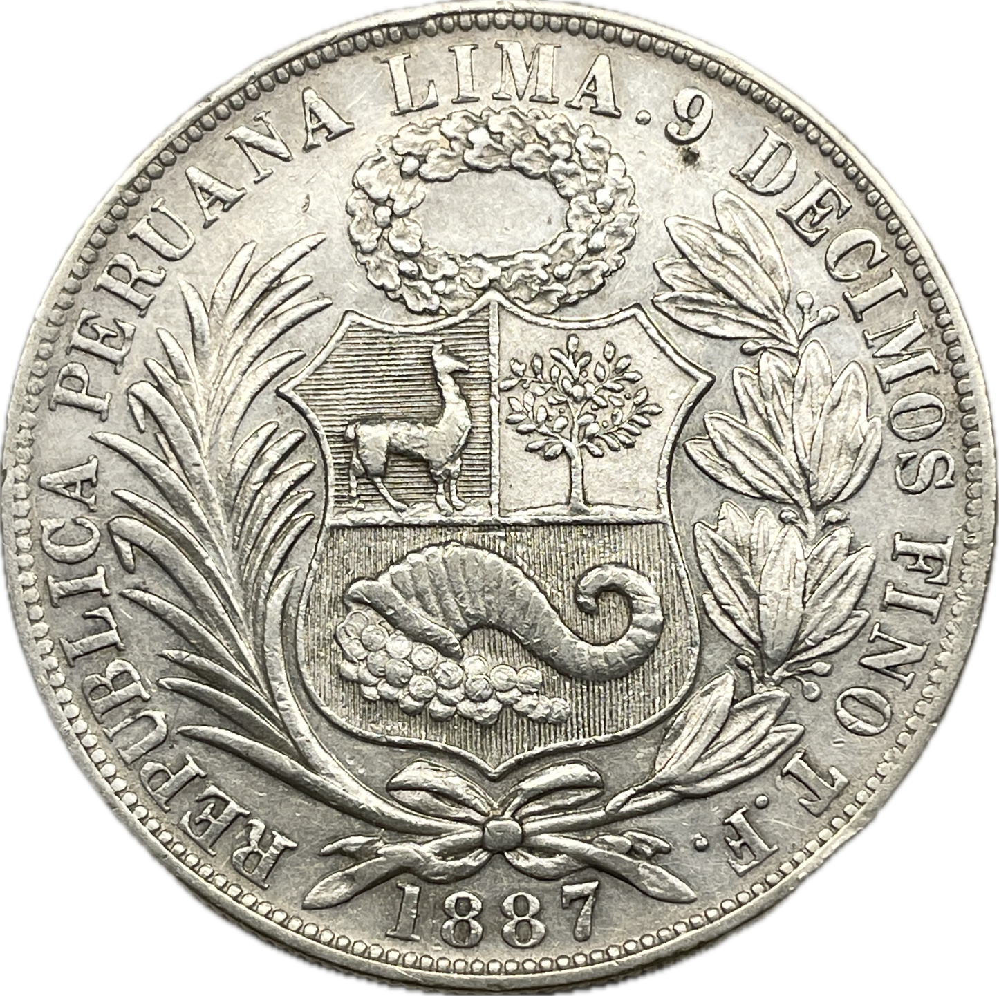 Perú - 1887 - Un Sol