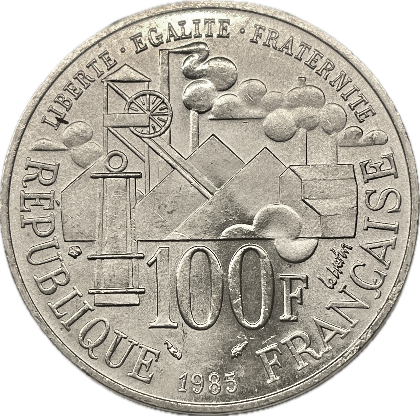 Francia - 1985 - 100 Francos (Emile Zola)