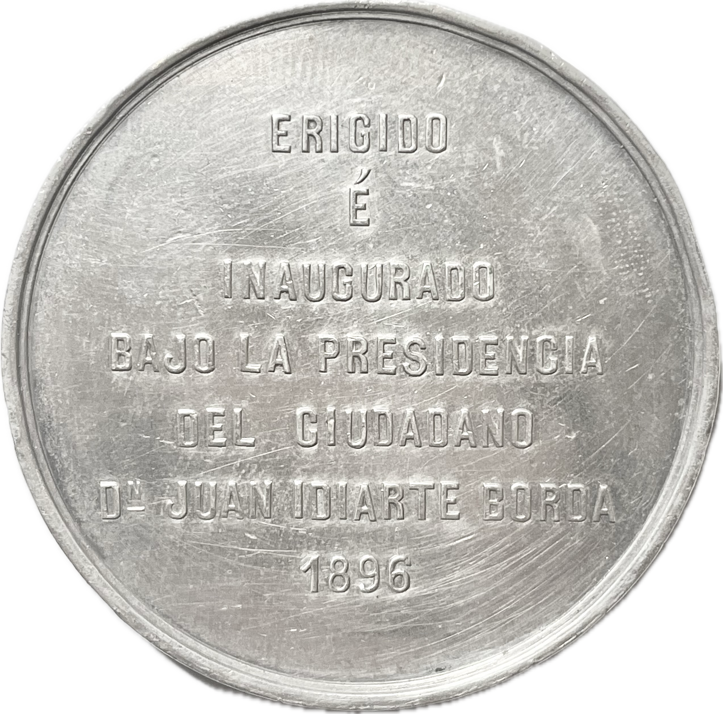 Uruguay - 1896 - Medalla "Monumento al Gran Ciudadano Joaquin Suarez"