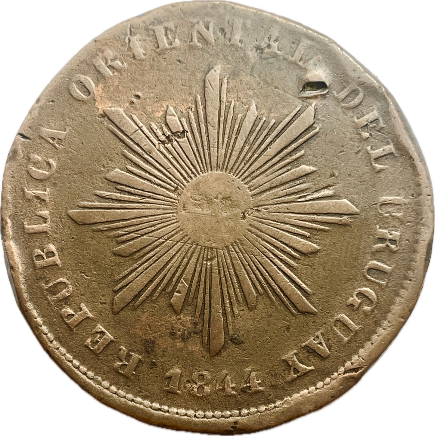 Uruguay - 1844 - 40 Centésimos - 6.2.B