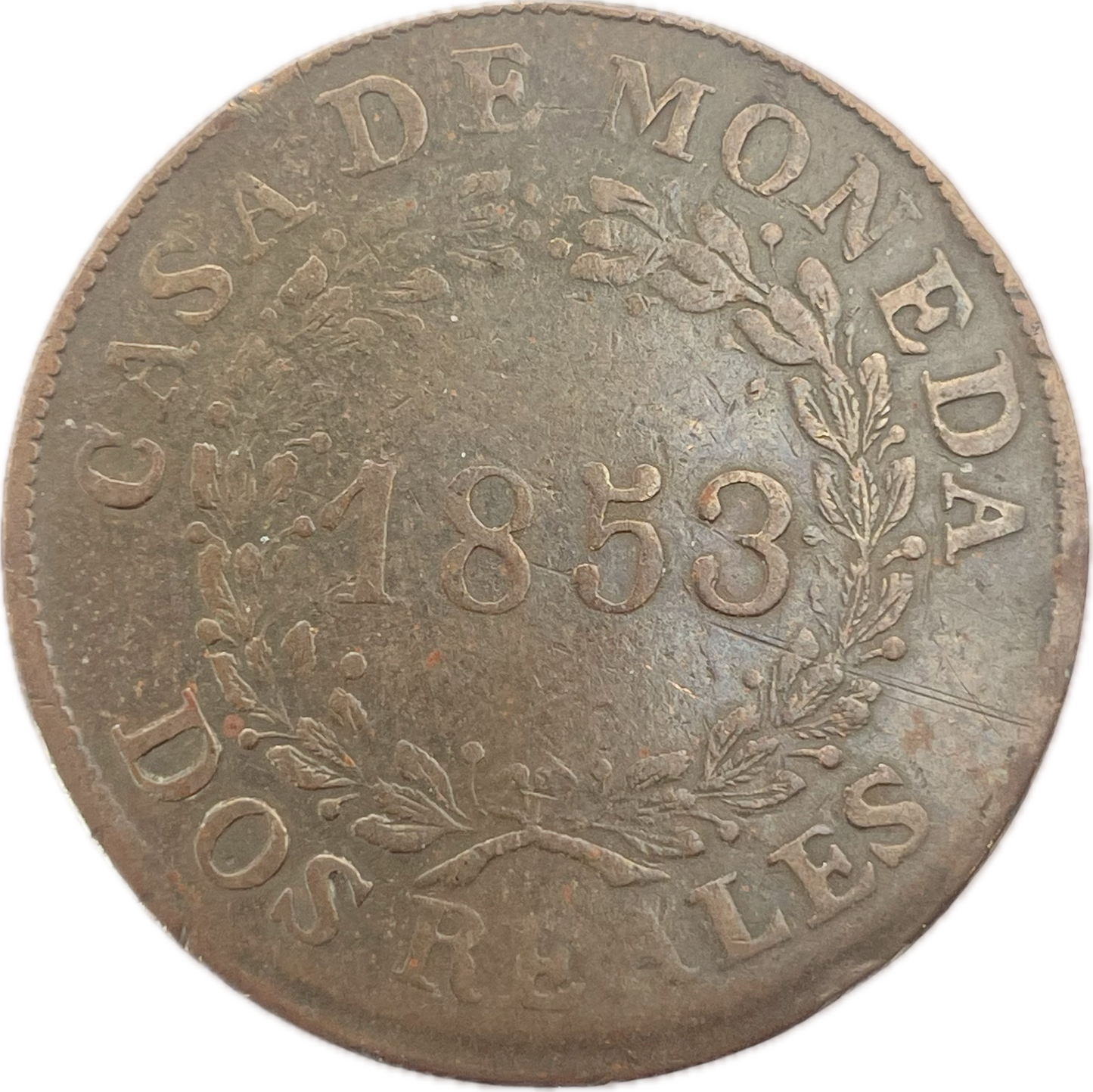 Argentina - 1853 - Buenos Aires - 2 Reales - 18.4.3