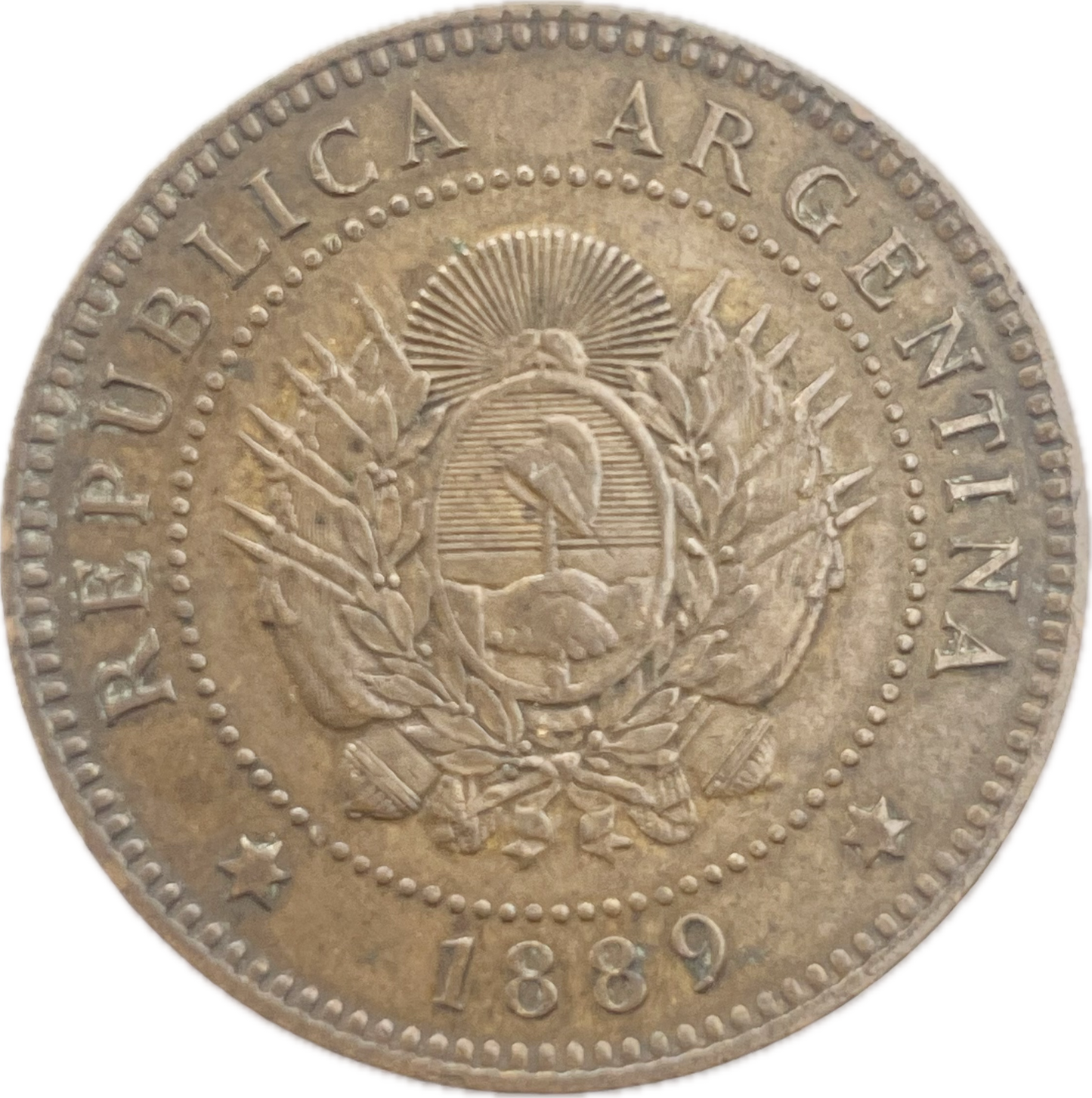 Argentina - 1889 - 1 Centavo