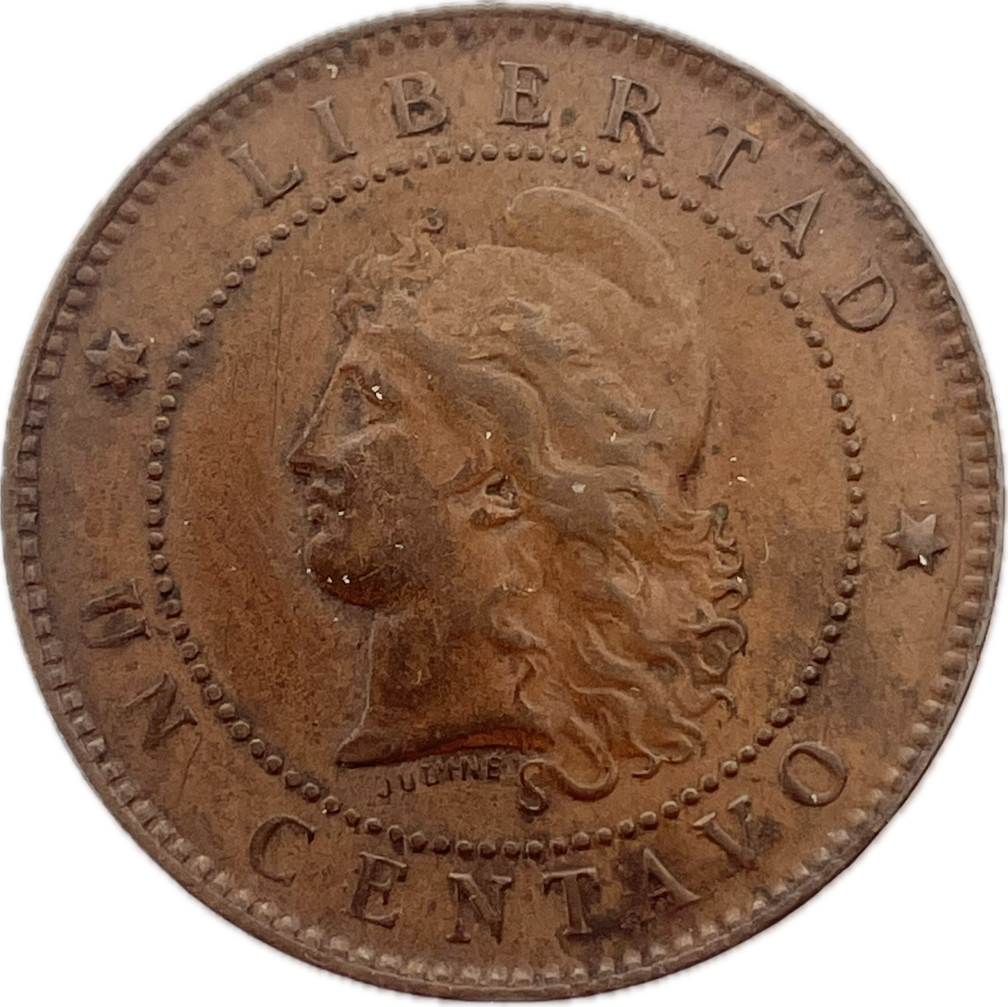 Argentina - 1893 - 1 Centavo