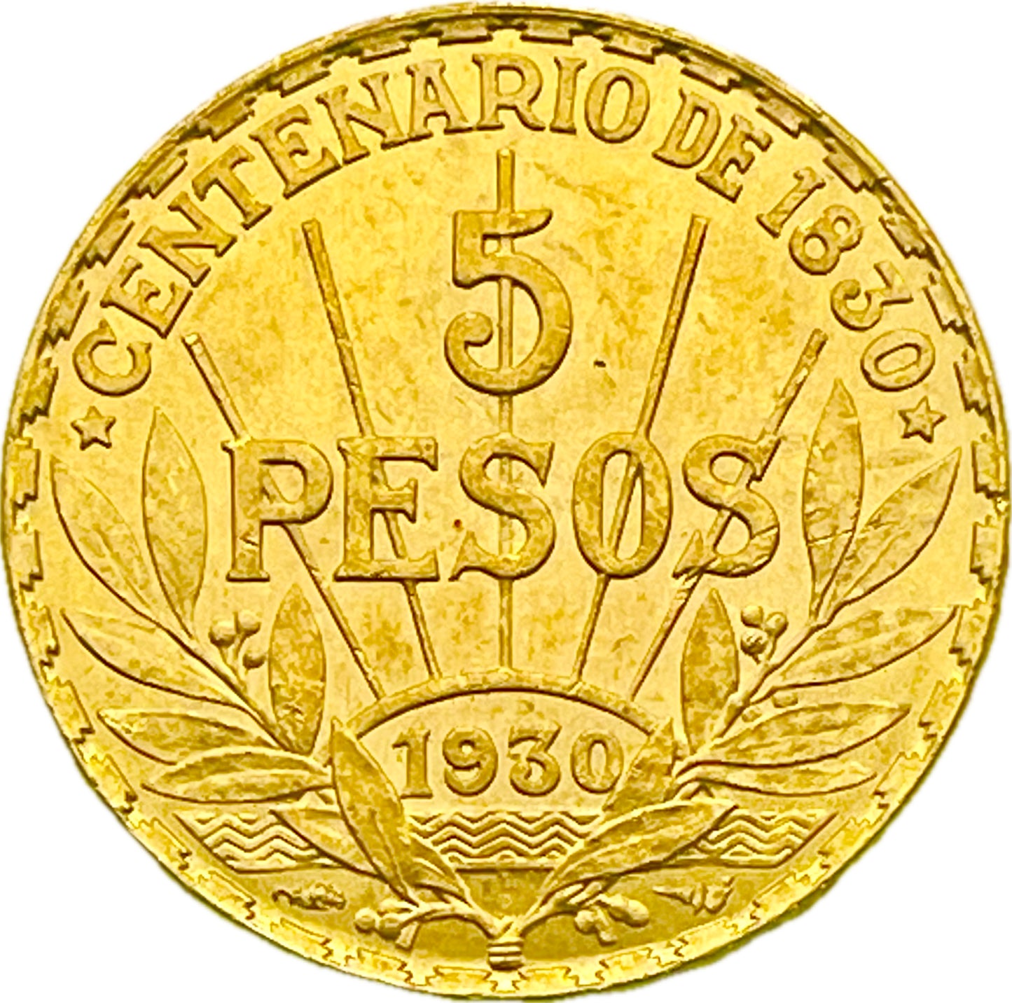 Uruguay - 1930 - 5 Pesos