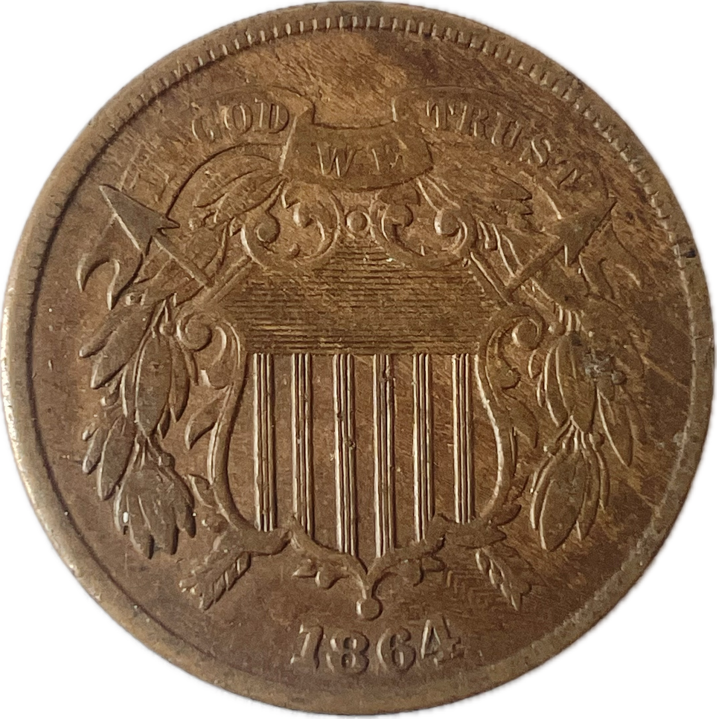 Estados Unidos - 1864 - 2 Cents