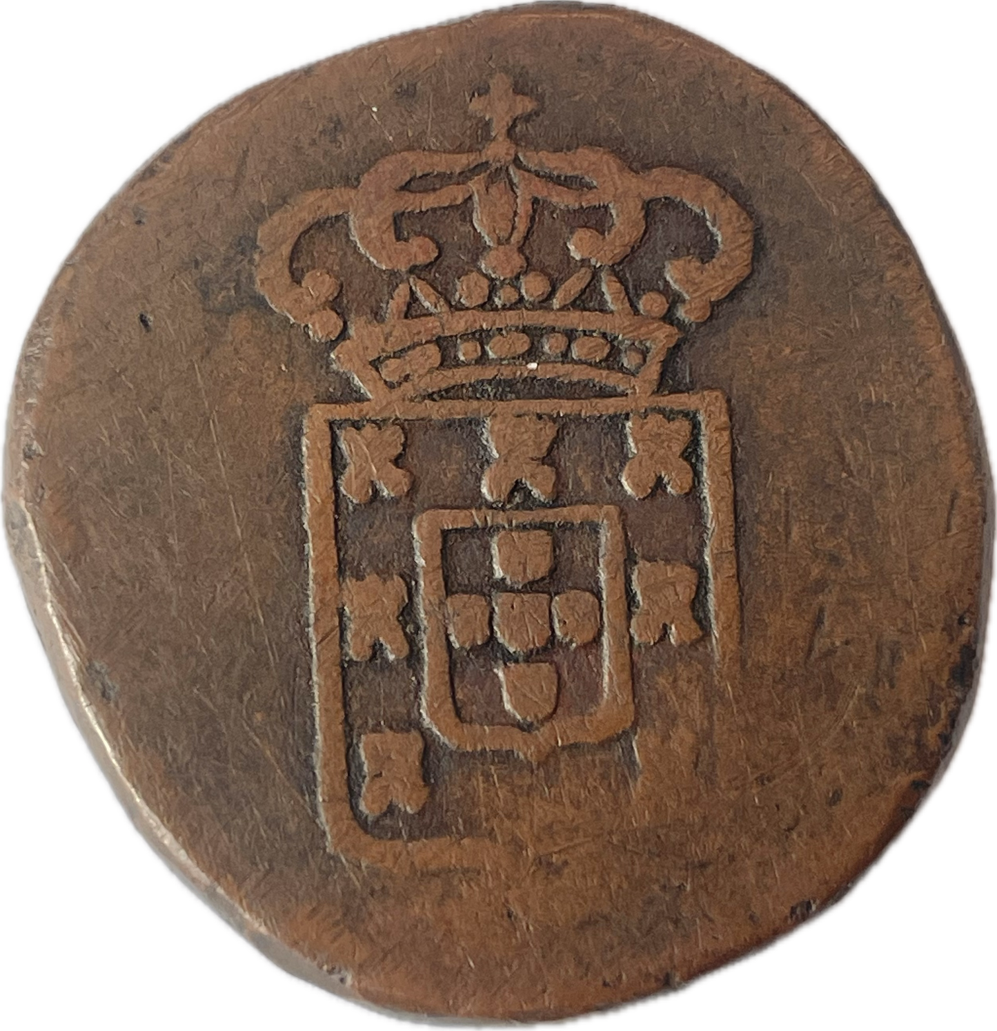 India Portuguesa - 1834 - 30 Reis, 1/2 Tanga