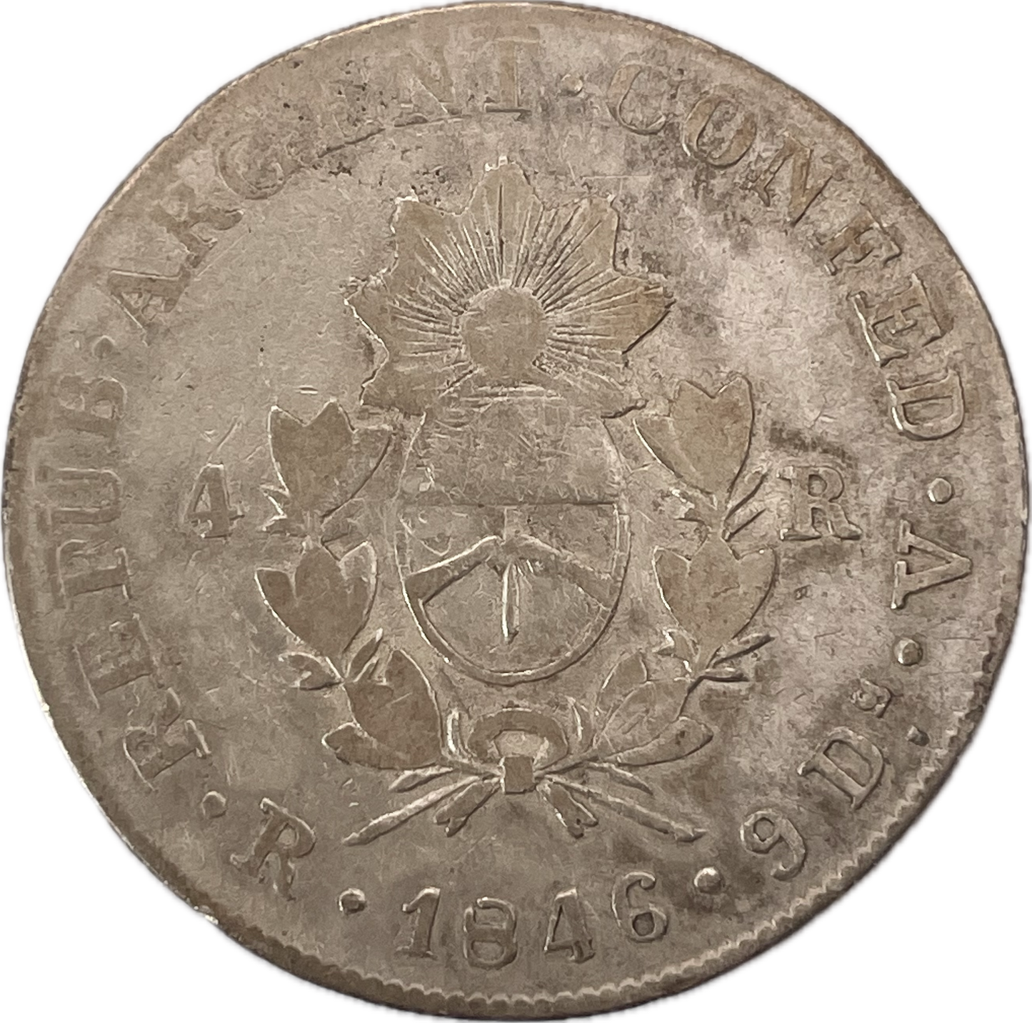 Argentina - 1846 - La Rioja - 4 Reales