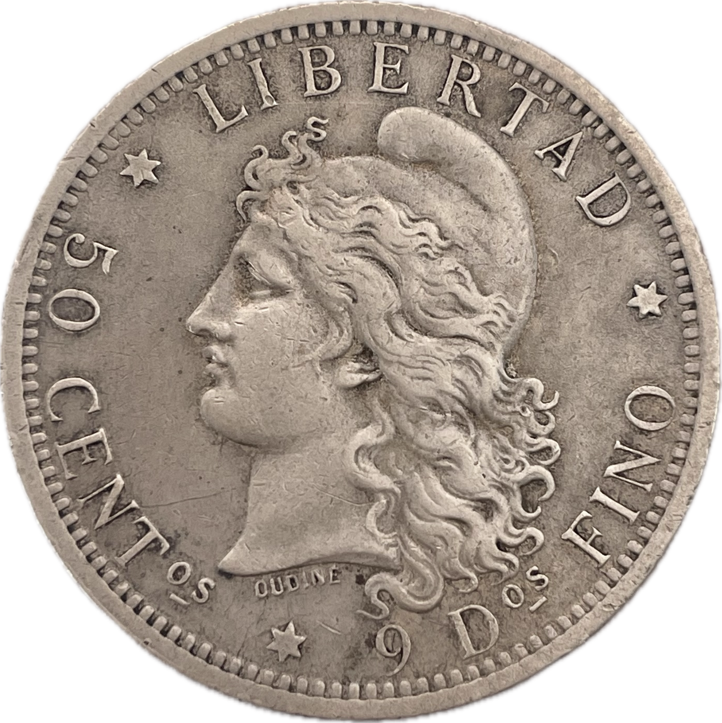 Argentina - 1883 - 50 Centavos