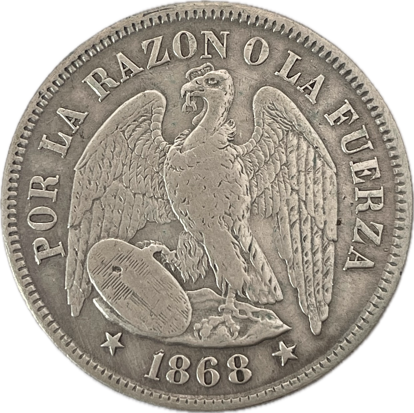 Chile - 1868 - 50 Cents