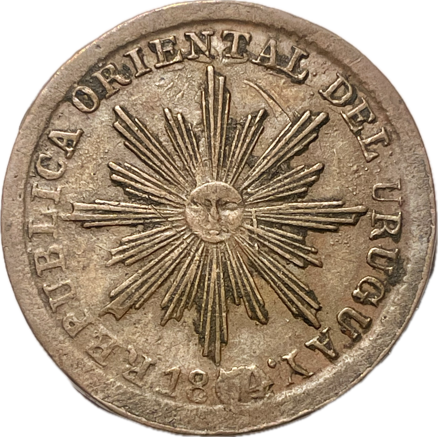 Uruguay - 1854 - 5 Cent - 8.1.1