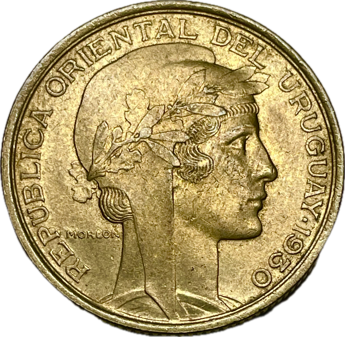 Uruguay - 1930 - 10 Centésimos - Sin Circular - "Pata Quemada"