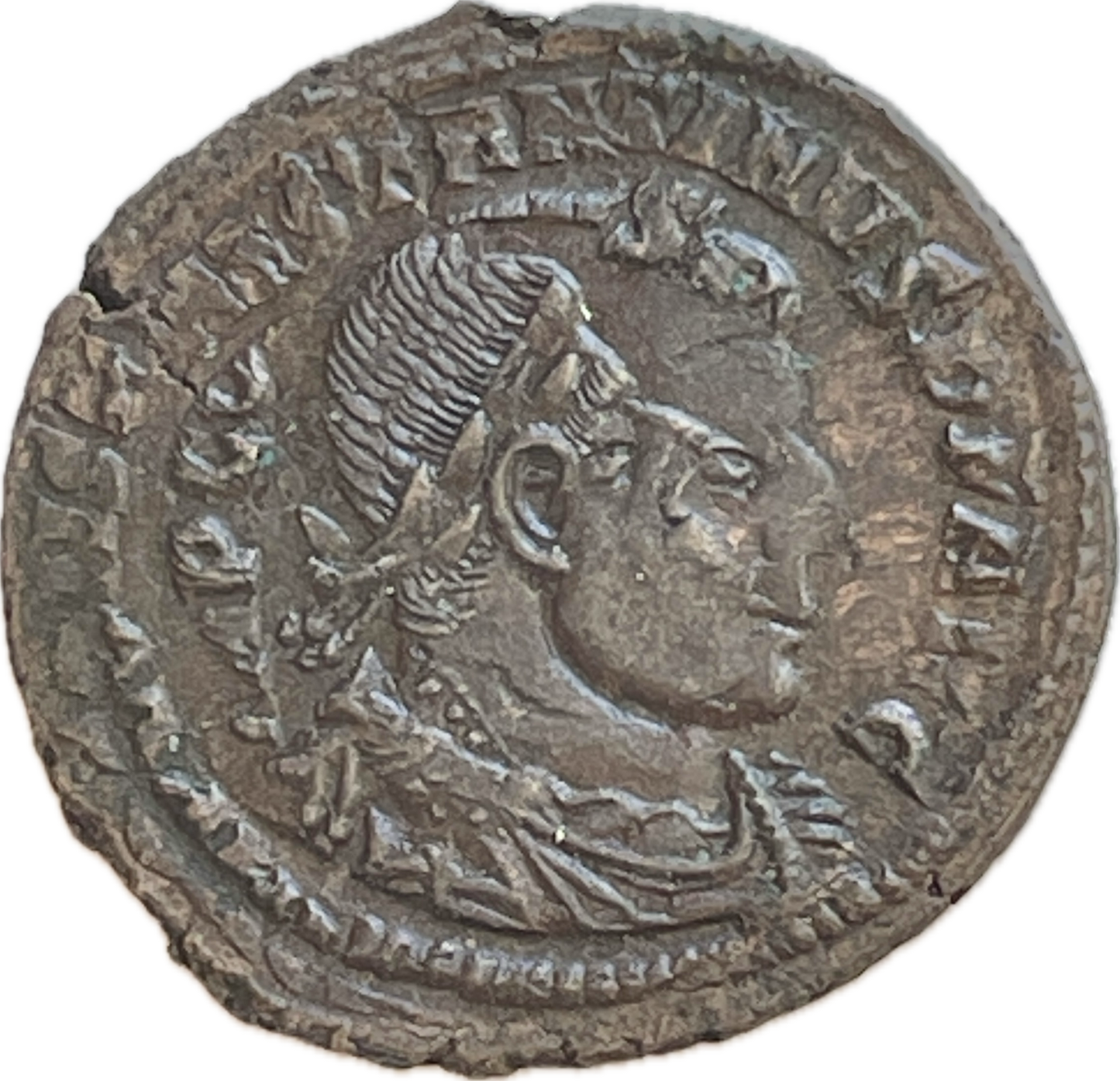 Imperio Romano - 307 al 337 - Constantino - Follis - Error de Acuñación