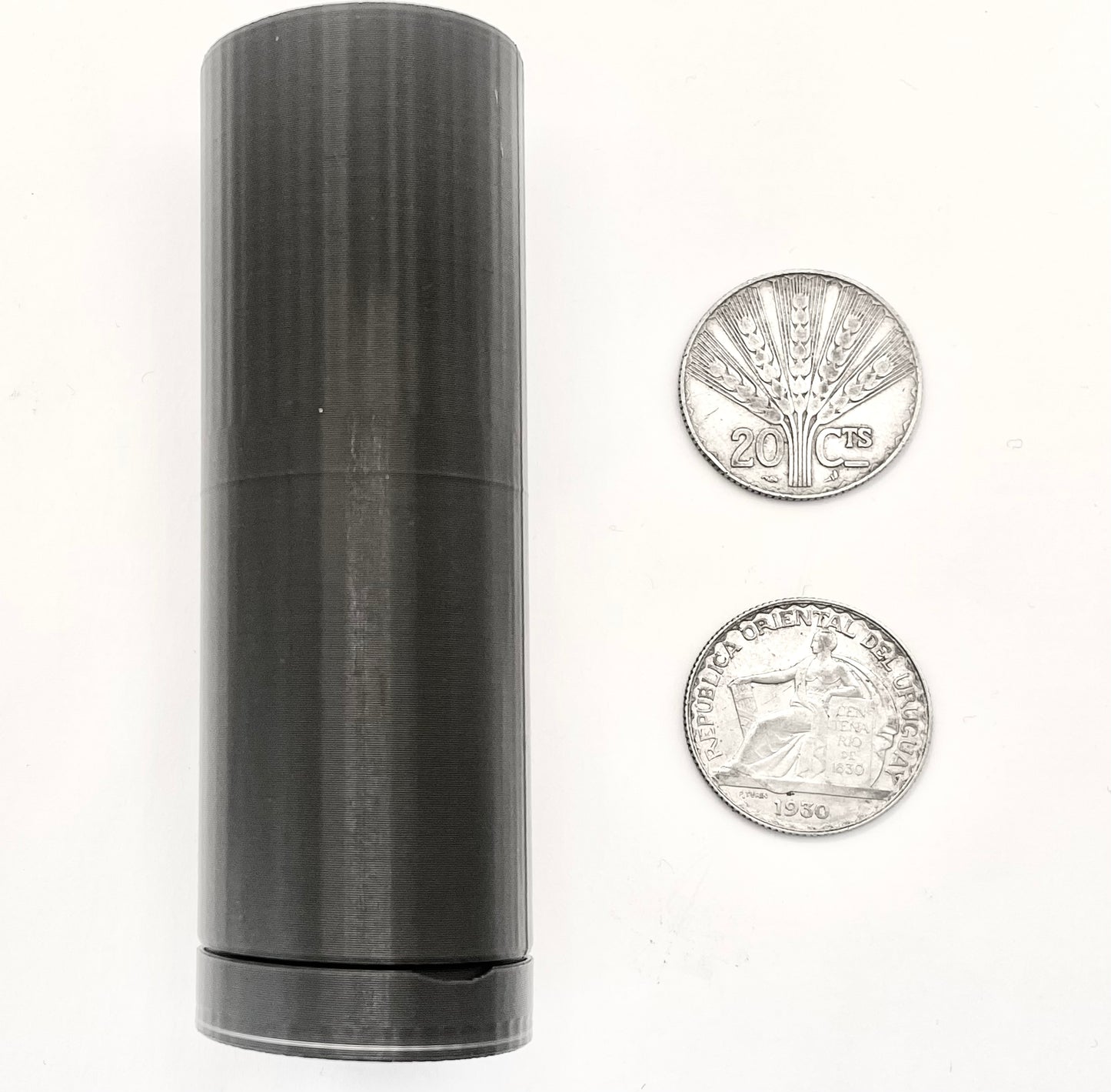 Uruguay - 1930 - Tubo de 50 Monedas de 20 Centésimos