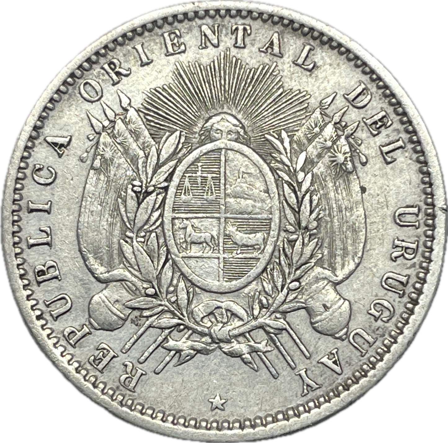 Uruguay - 1877 - 20 Centesimos