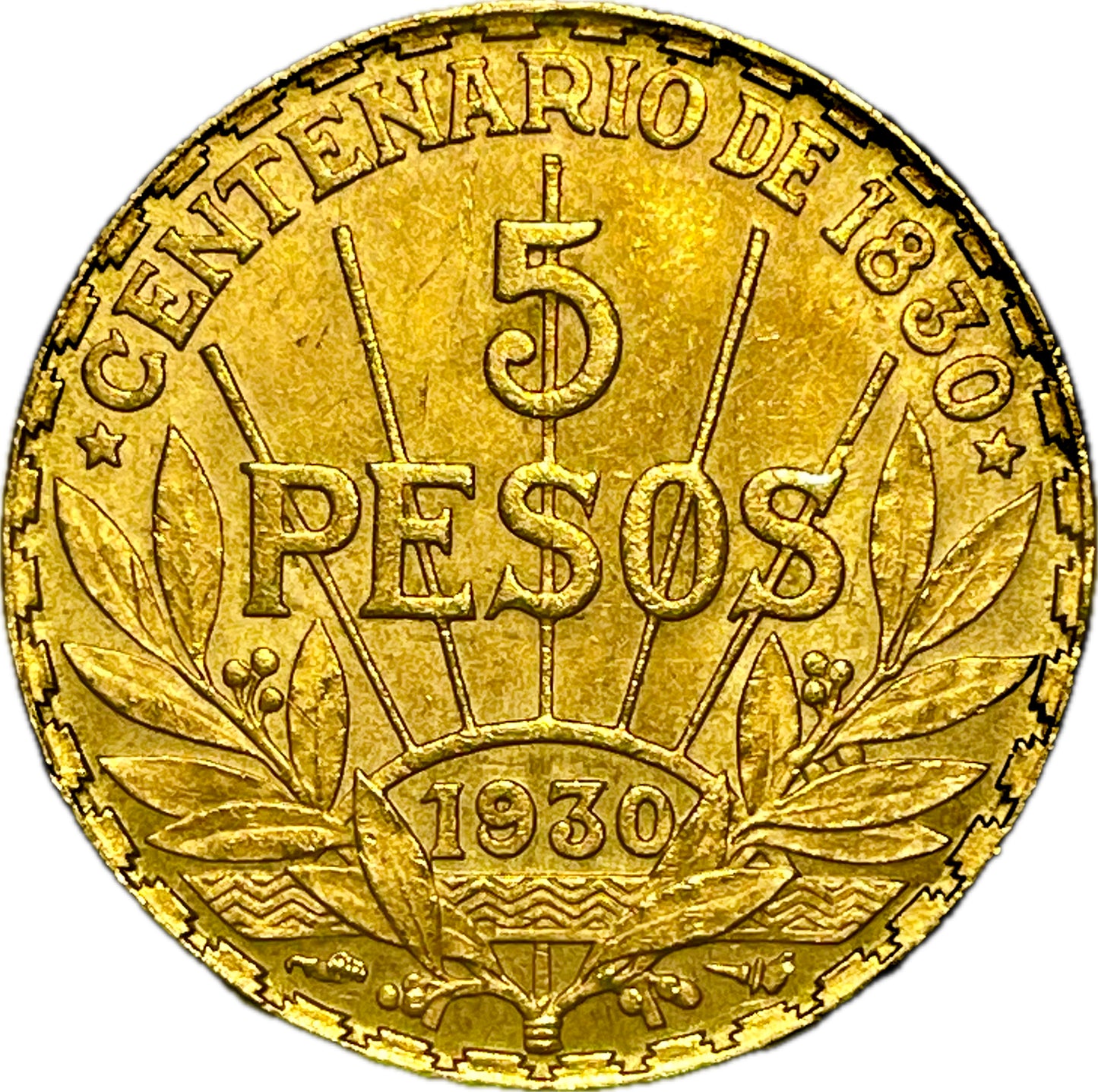 Uruguay - 1930 - 5 Pesos