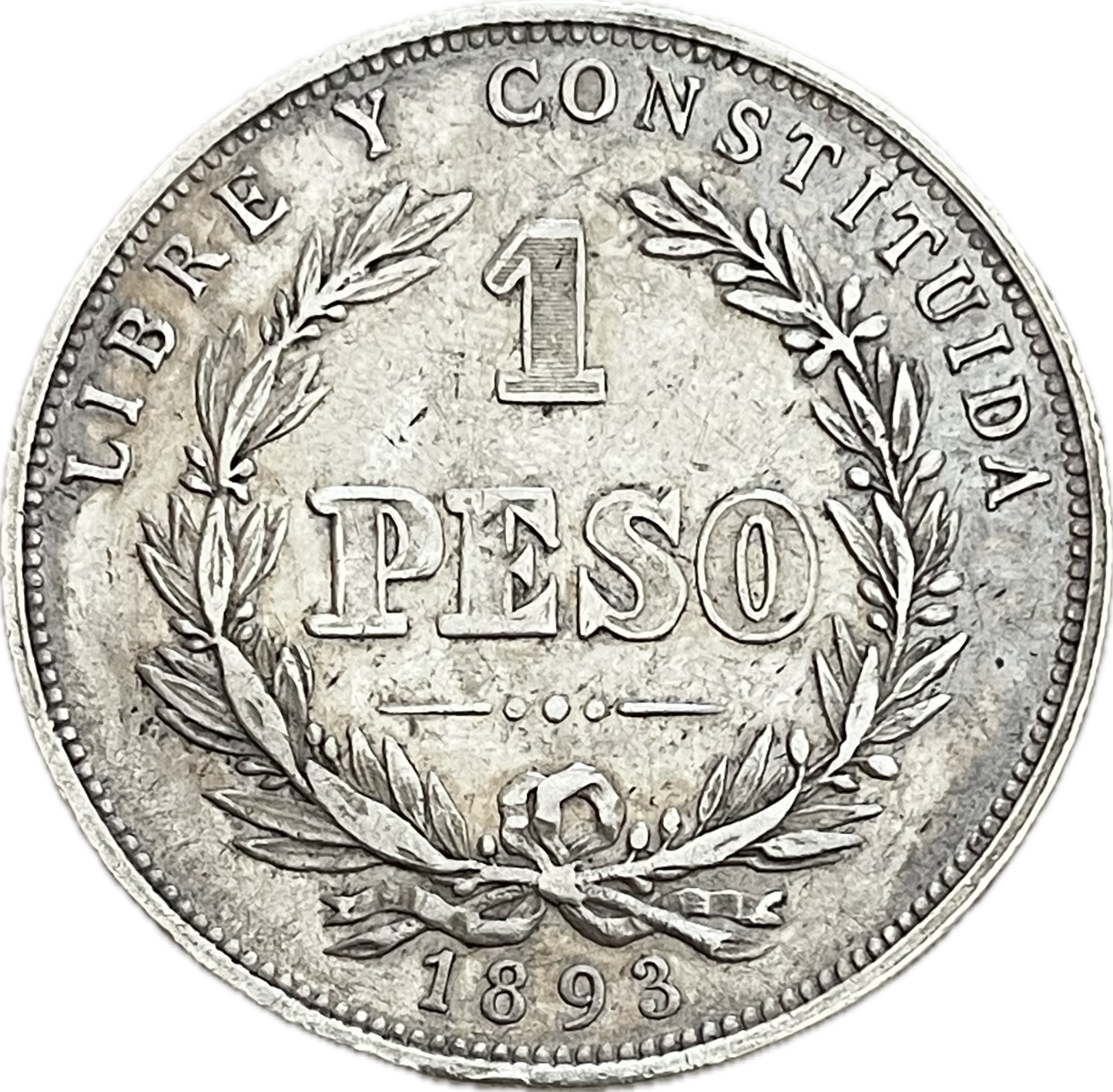 Uruguay - 1893 - 1 peso
