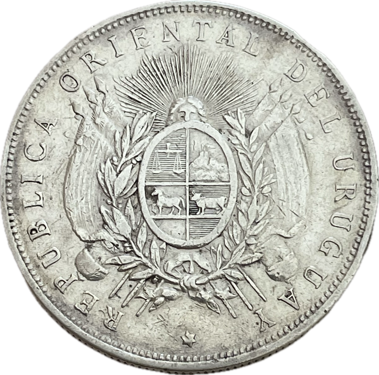Uruguay - 1895 - 1 peso