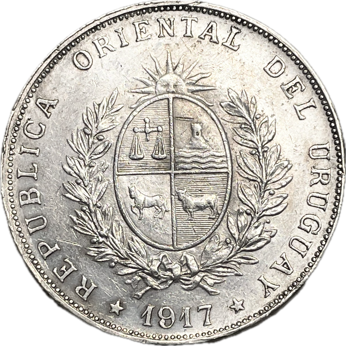 Uruguay - 1917 - 1 peso