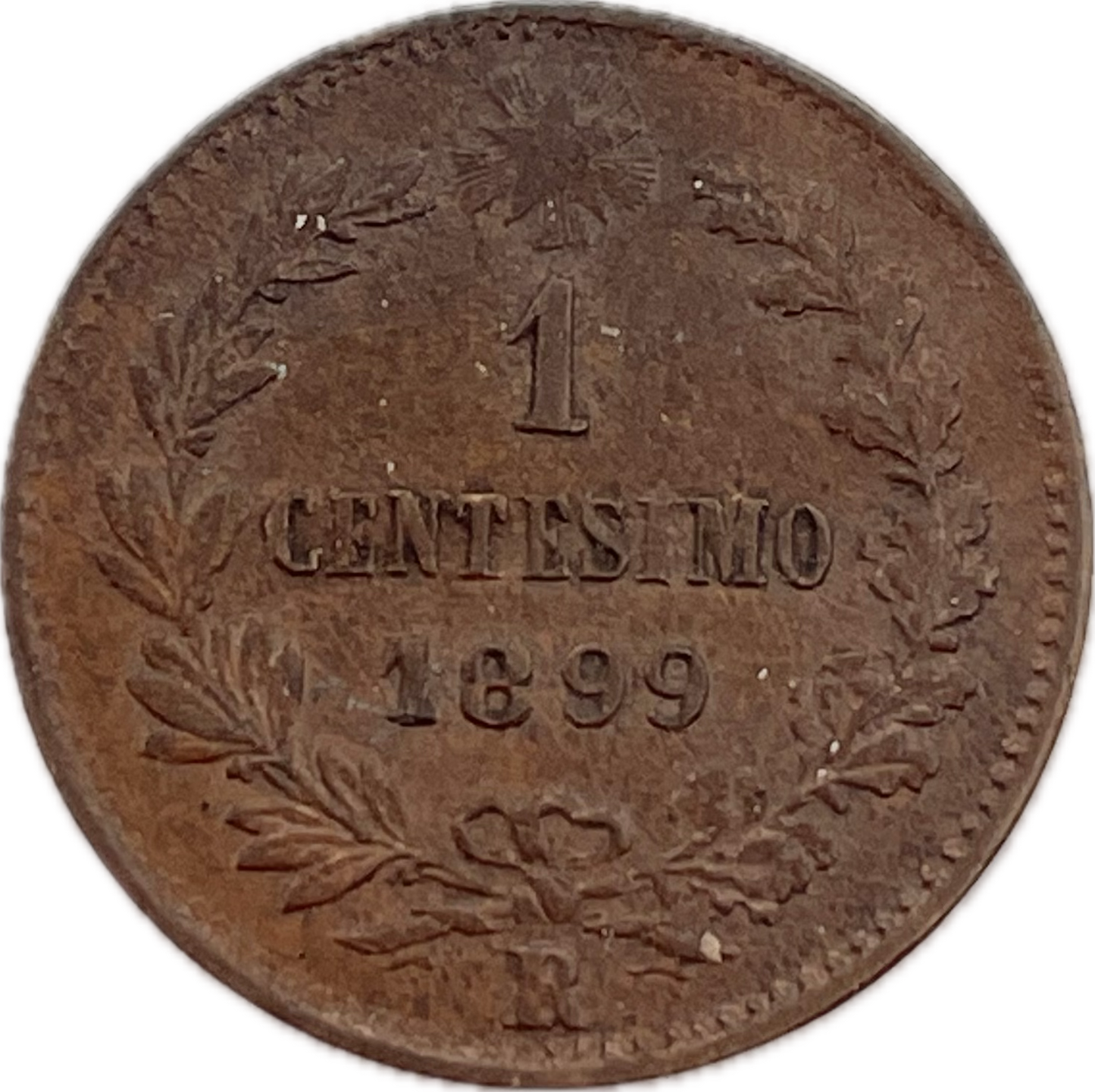Italia - 1899 - 1 Centésimo - Sin Circular