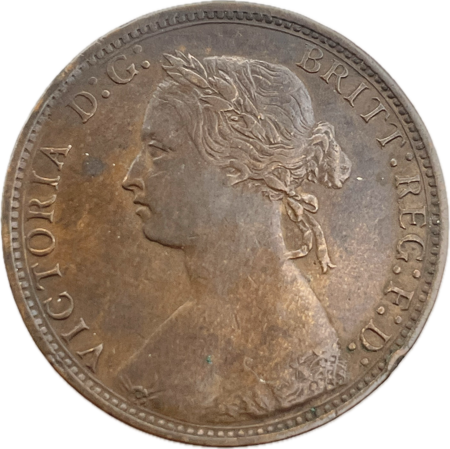 Gran Bretaña - 1876 - 1/2 Penny