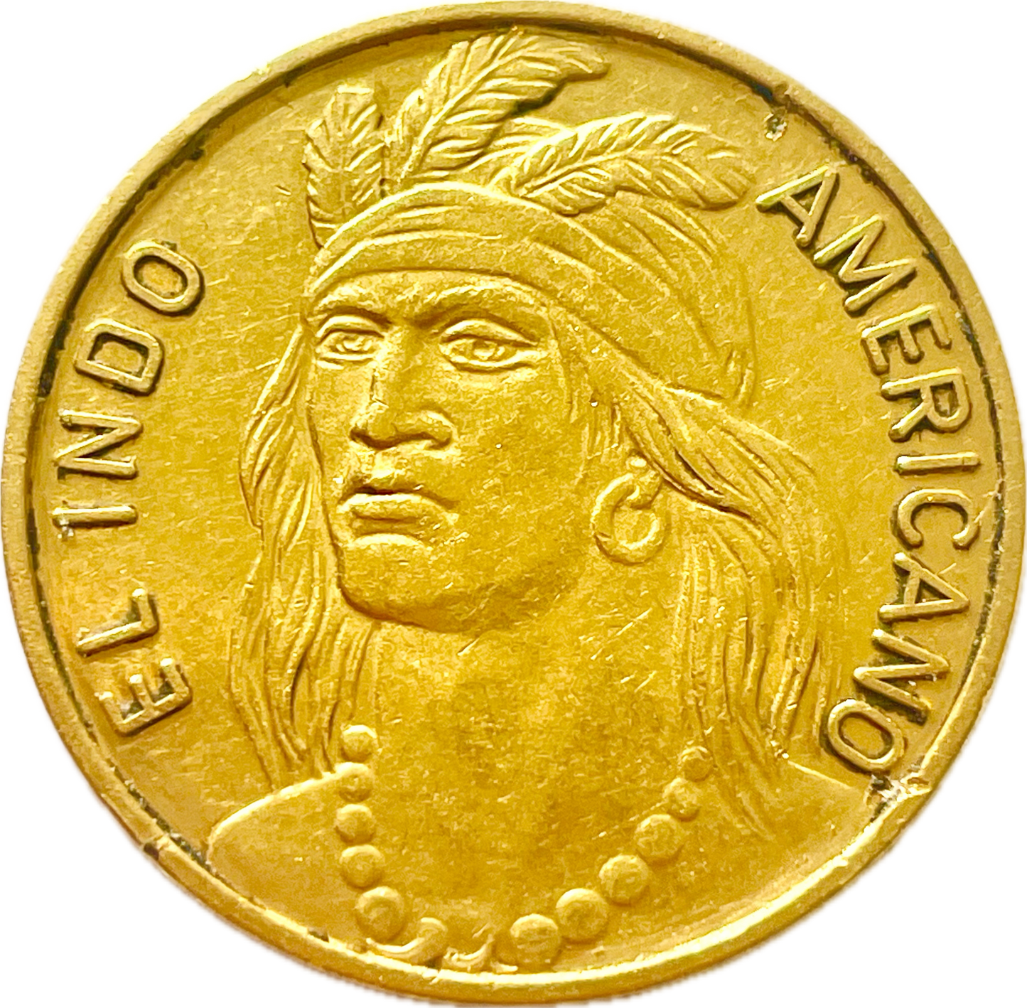 Medalla - "Origen de Integración Americana" Indio Americano