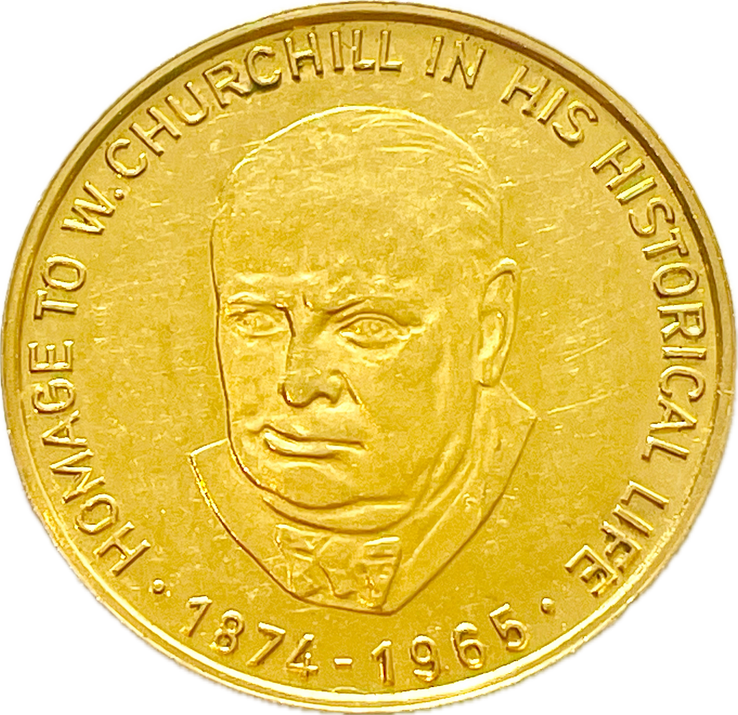 Medalla - Conmemoración "W. Churchill"