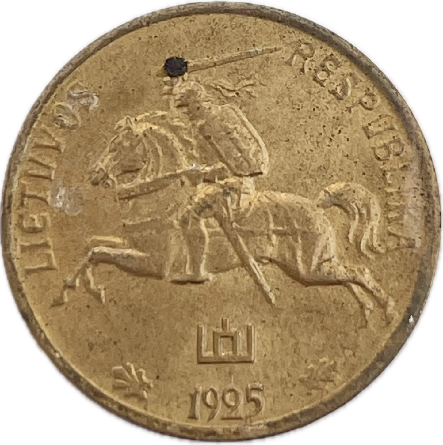 Lituania - 1925 - 1 Cent - Sin Circular