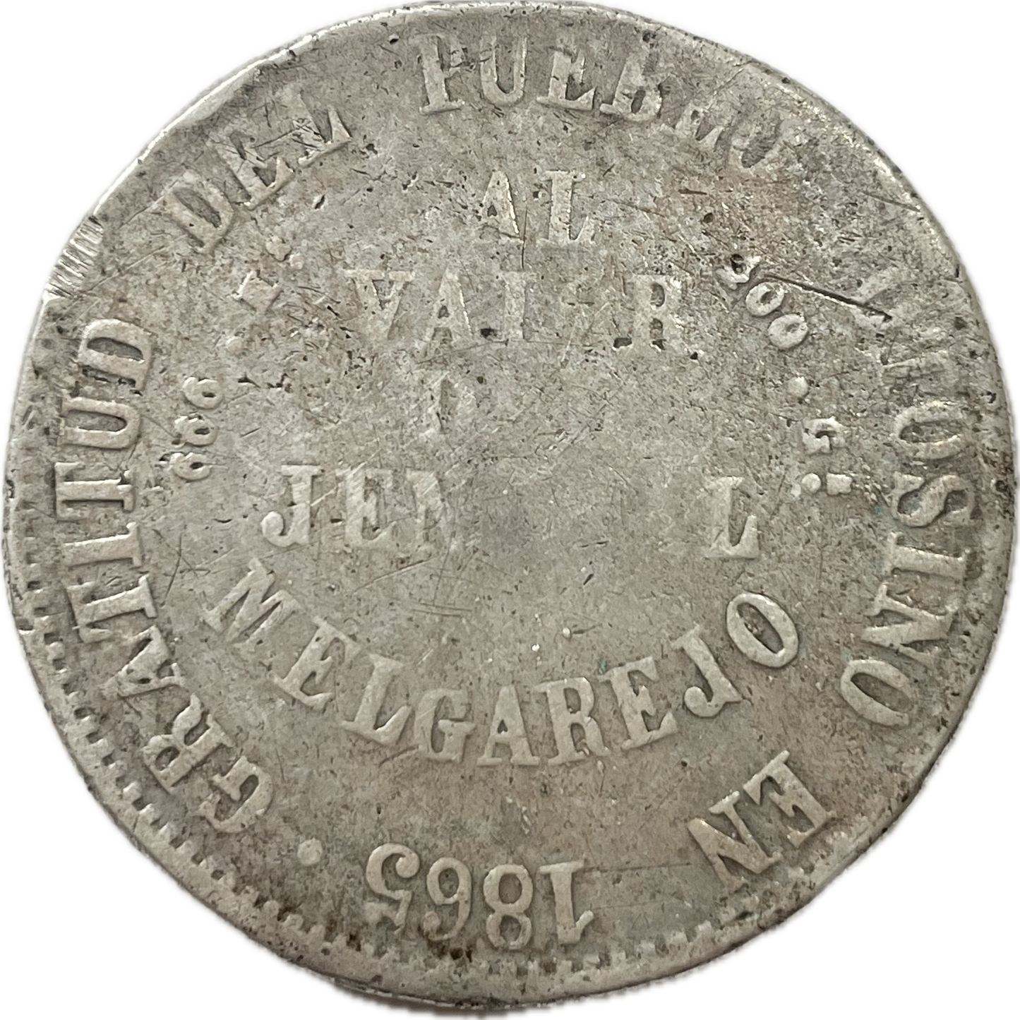 Bolivia - 1865 - 1 Melgarejo