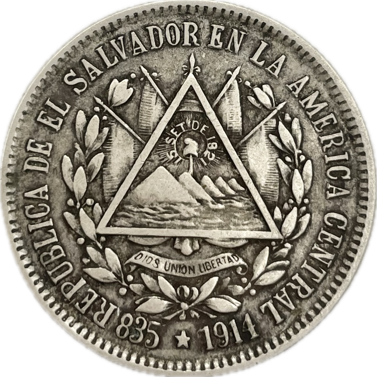 El Salvador - 1914 - 25 Centavos