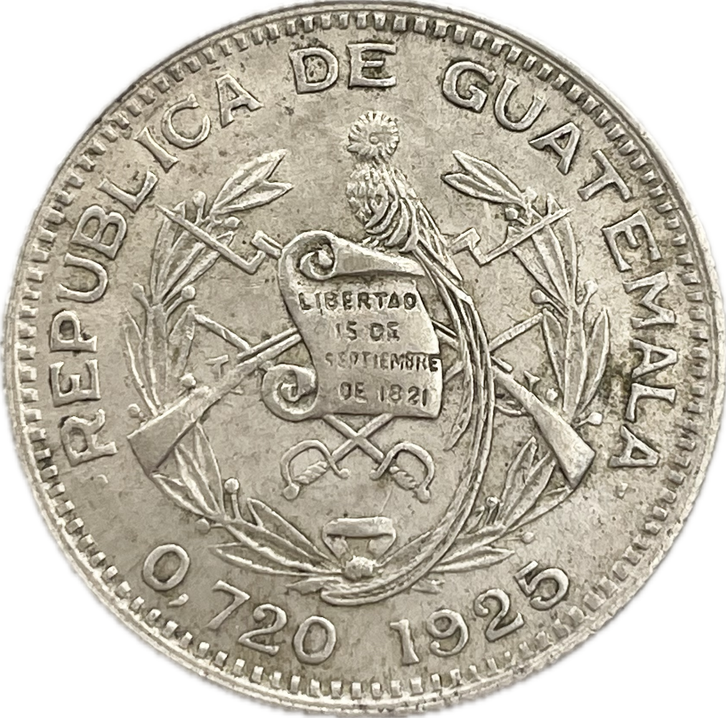 Guatemala - 1925 - 10 Centavos - Sin Circular