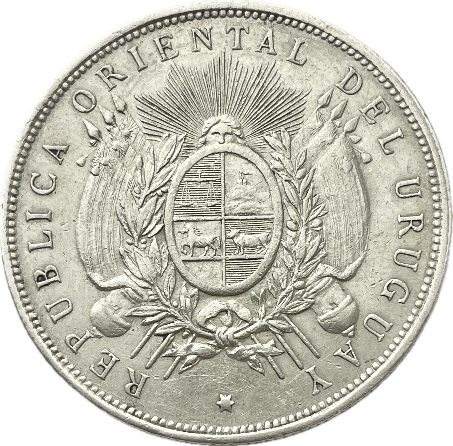 Uruguay - 1895 - 1 peso - AU