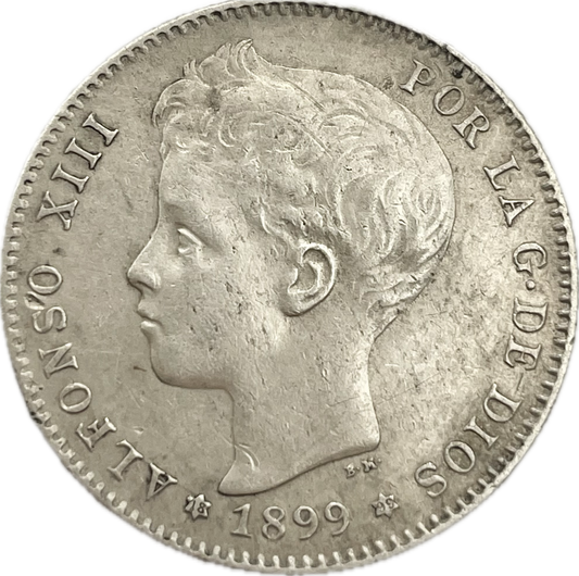 España - 1899 - 1 Peseta