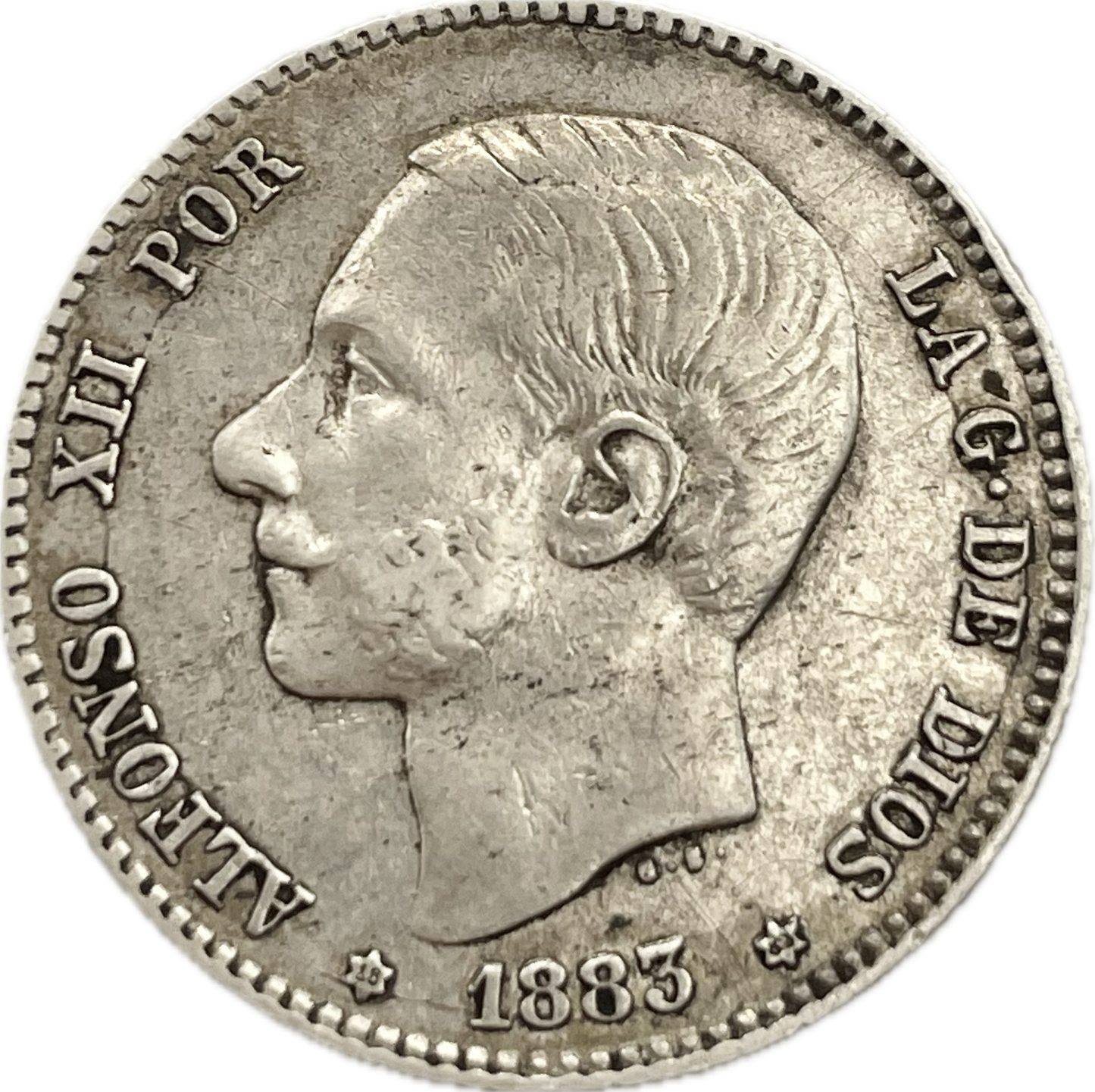 España - 1883 - 1 Peseta