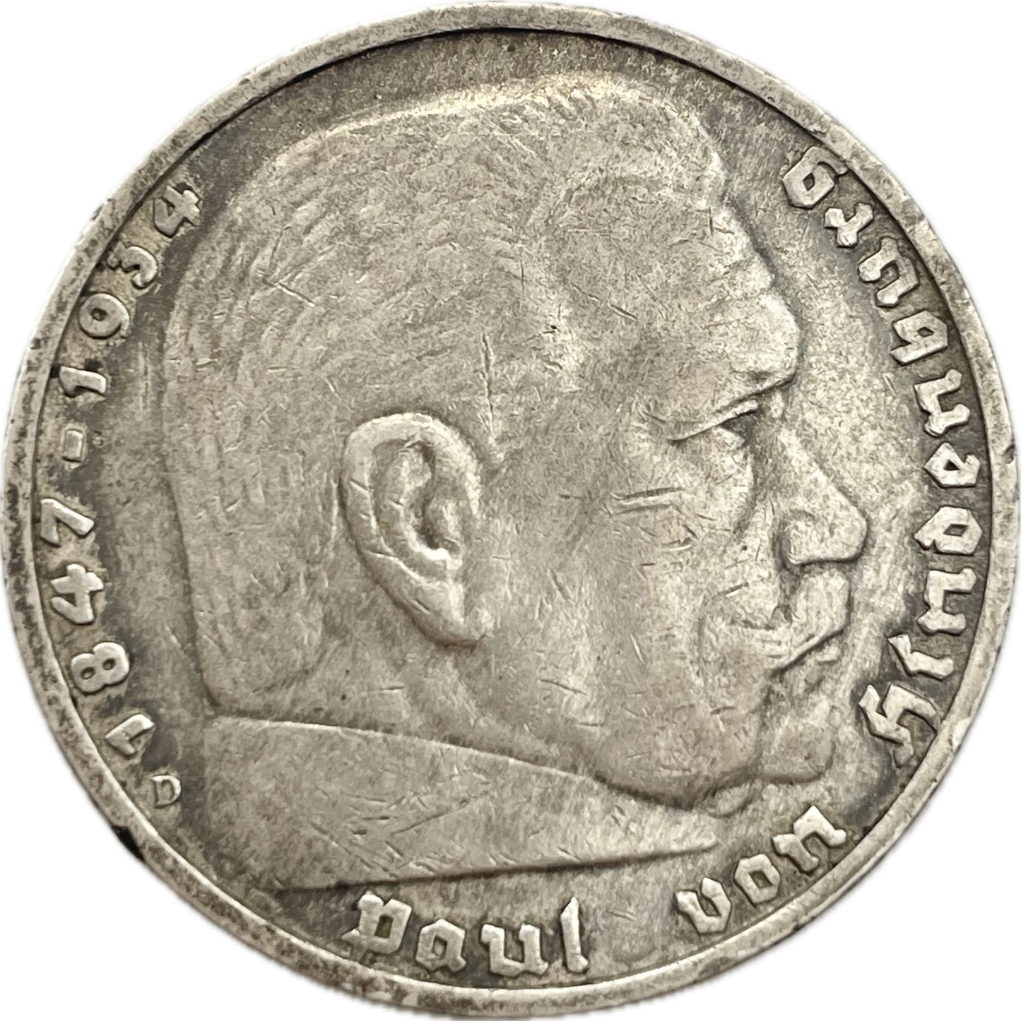 Alemania - 1935 D - 5 Marcos