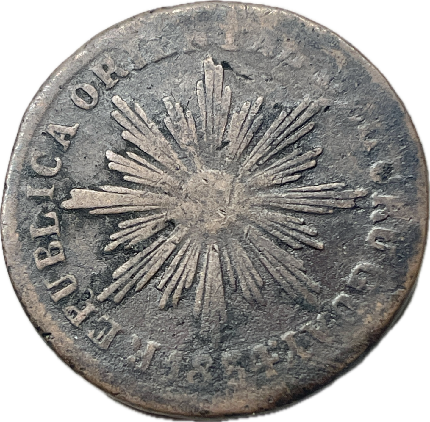 Uruguay - 1854 - 5 Centésimos - 8.3.A