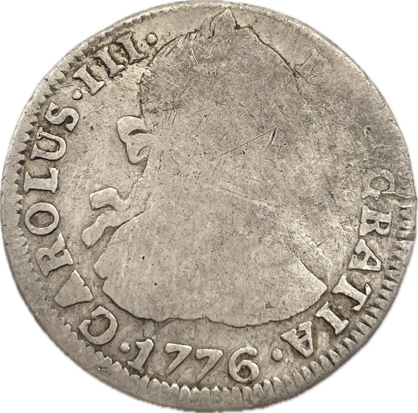 España Colonial - 1776 - Potosí - 2 Reales