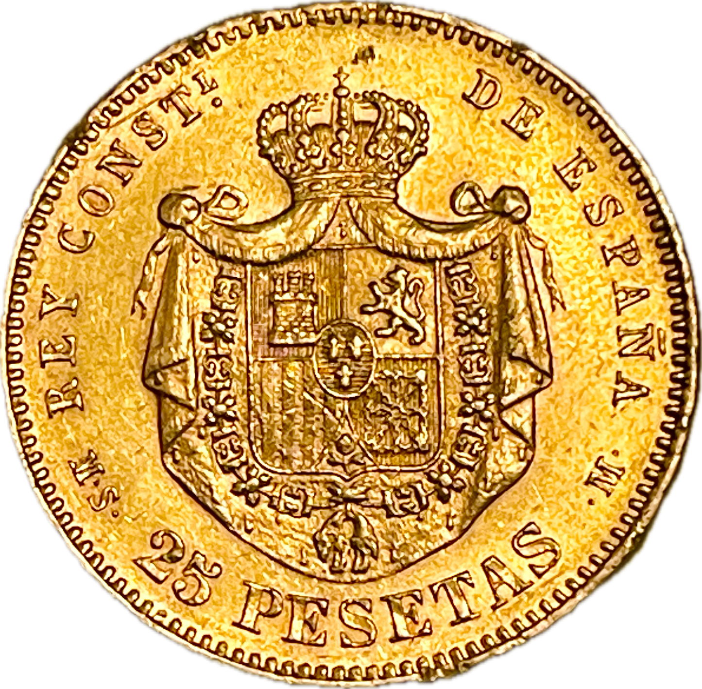 España - 1880 - 25 Pesetas