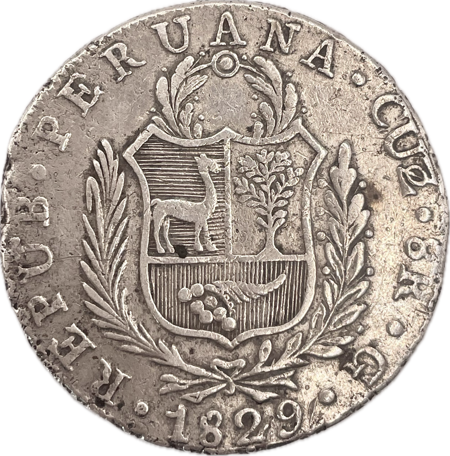 Perú - 1829 - Cuzco - 8 Reales