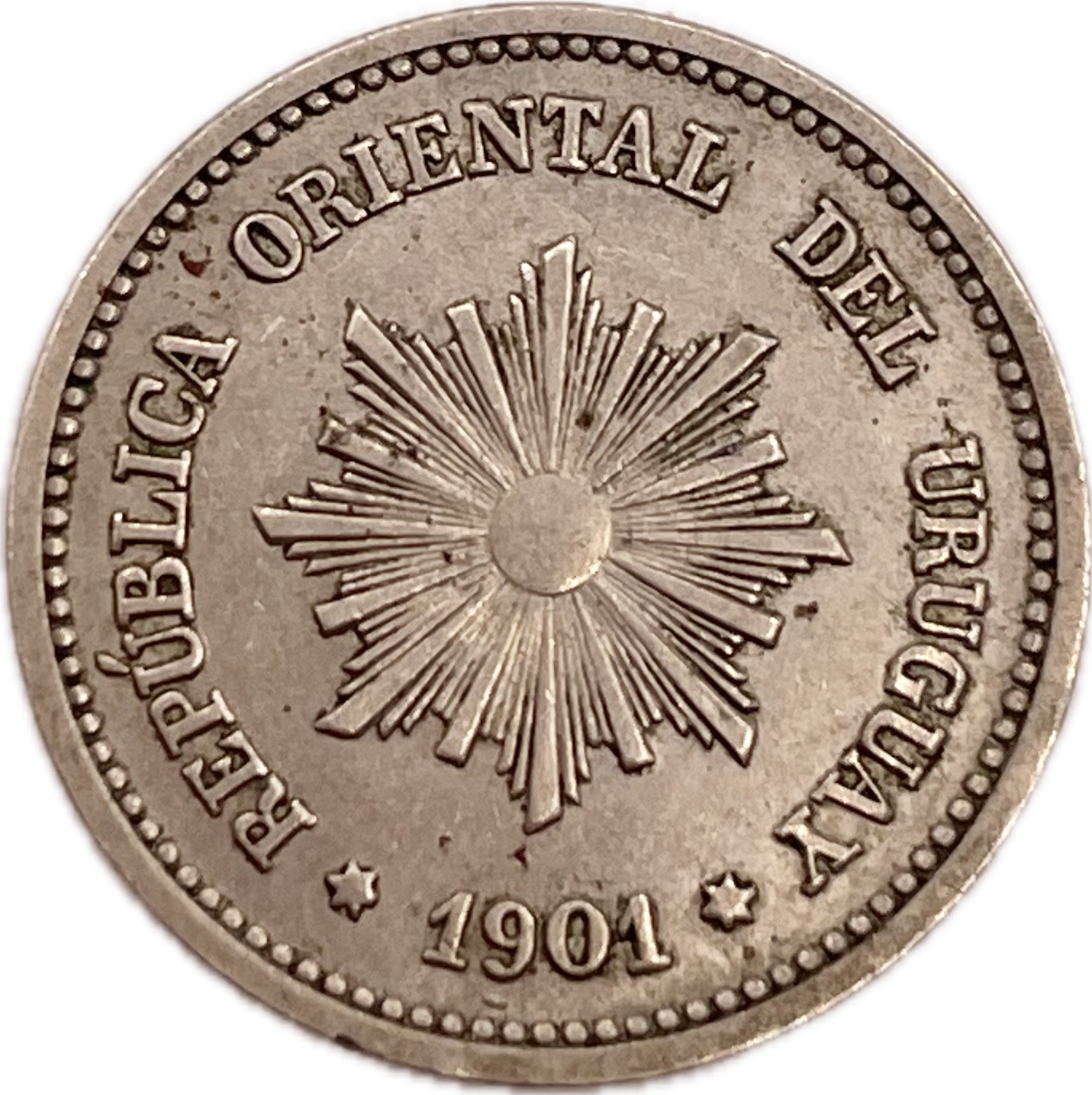 Uruguay - 1901 - 2 Centésimos - Sin Circular