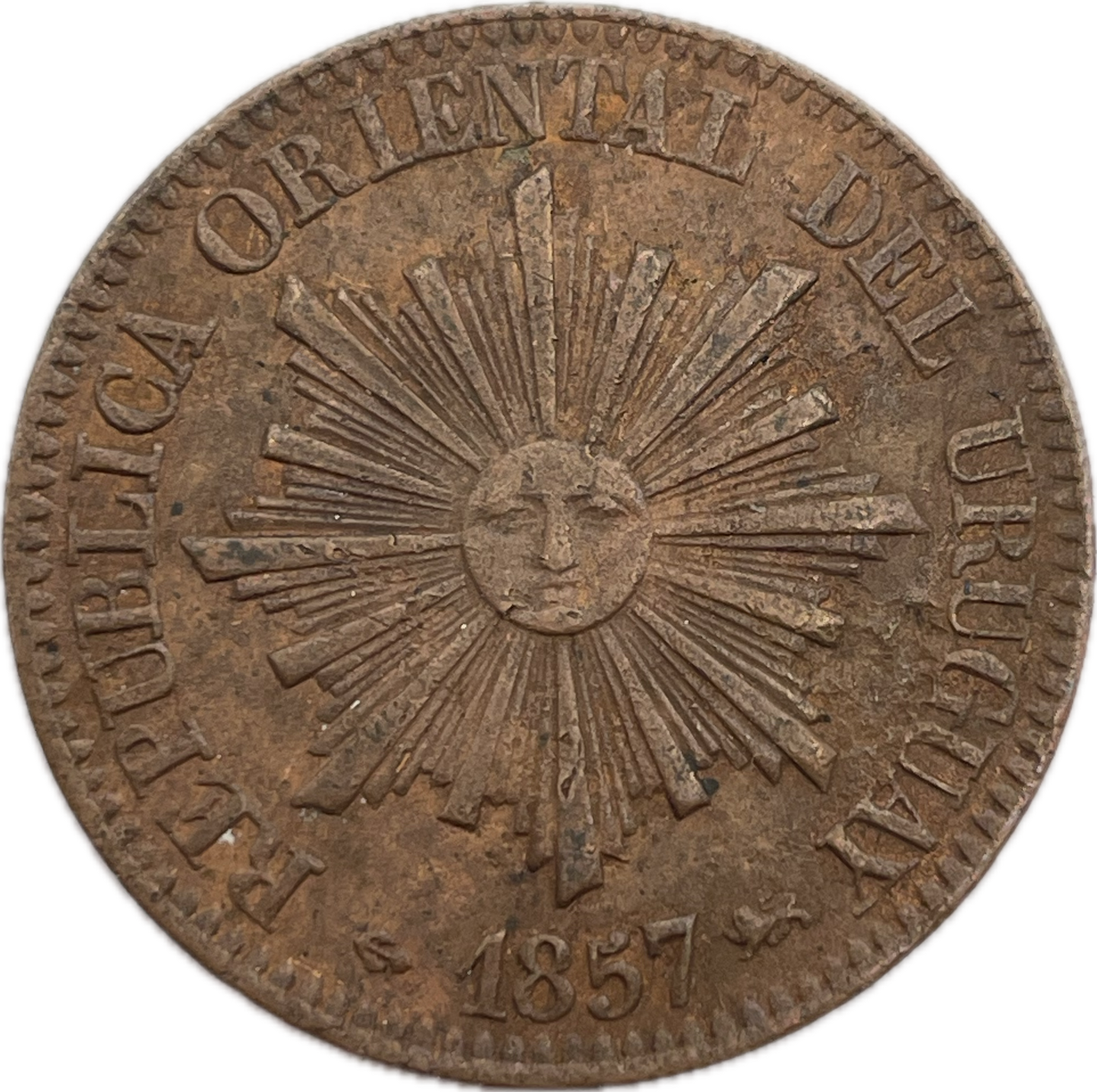 Uruguay - 1857 - 5 Centésimos