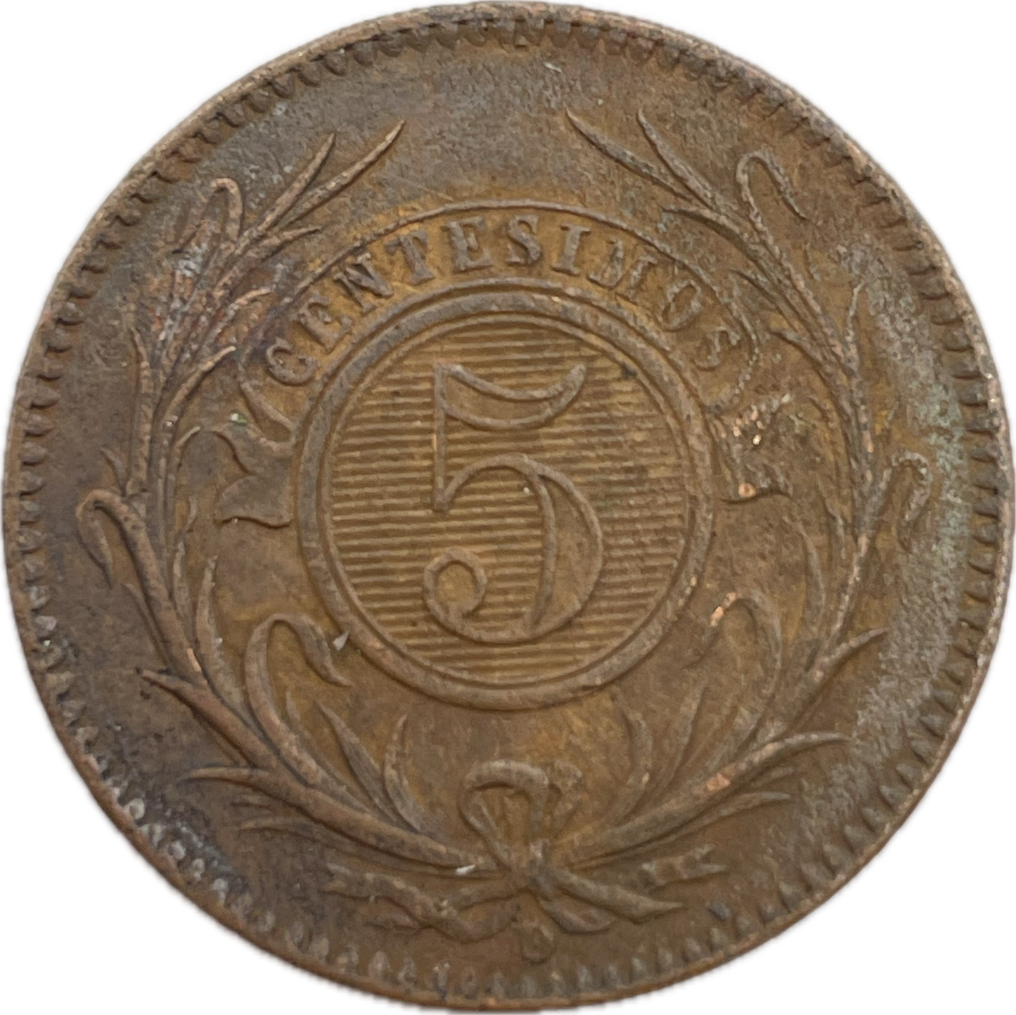 Uruguay - 1857 - 5 Centésimos