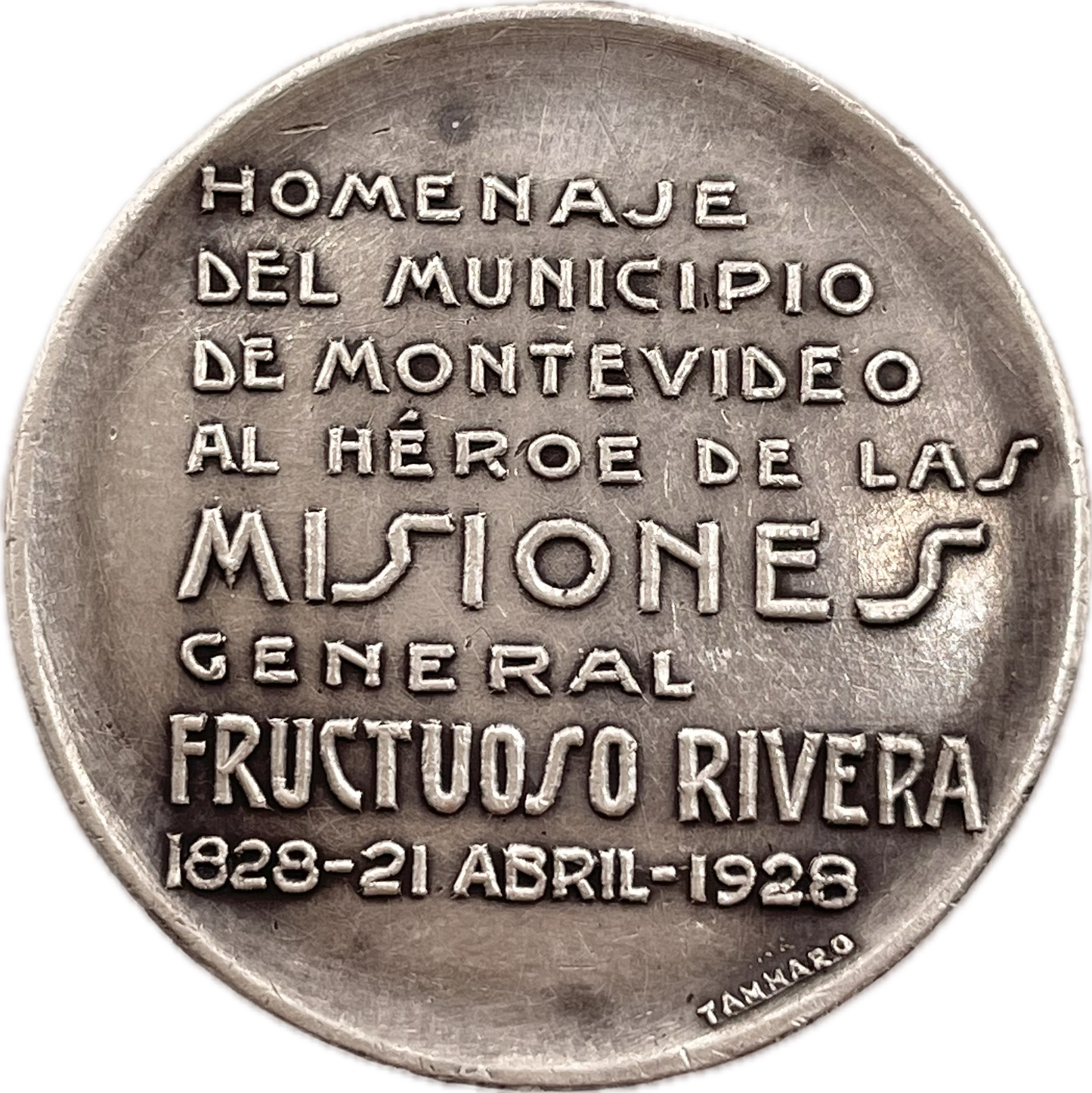 Uruguay - 1928 - Homenaje a Rivera